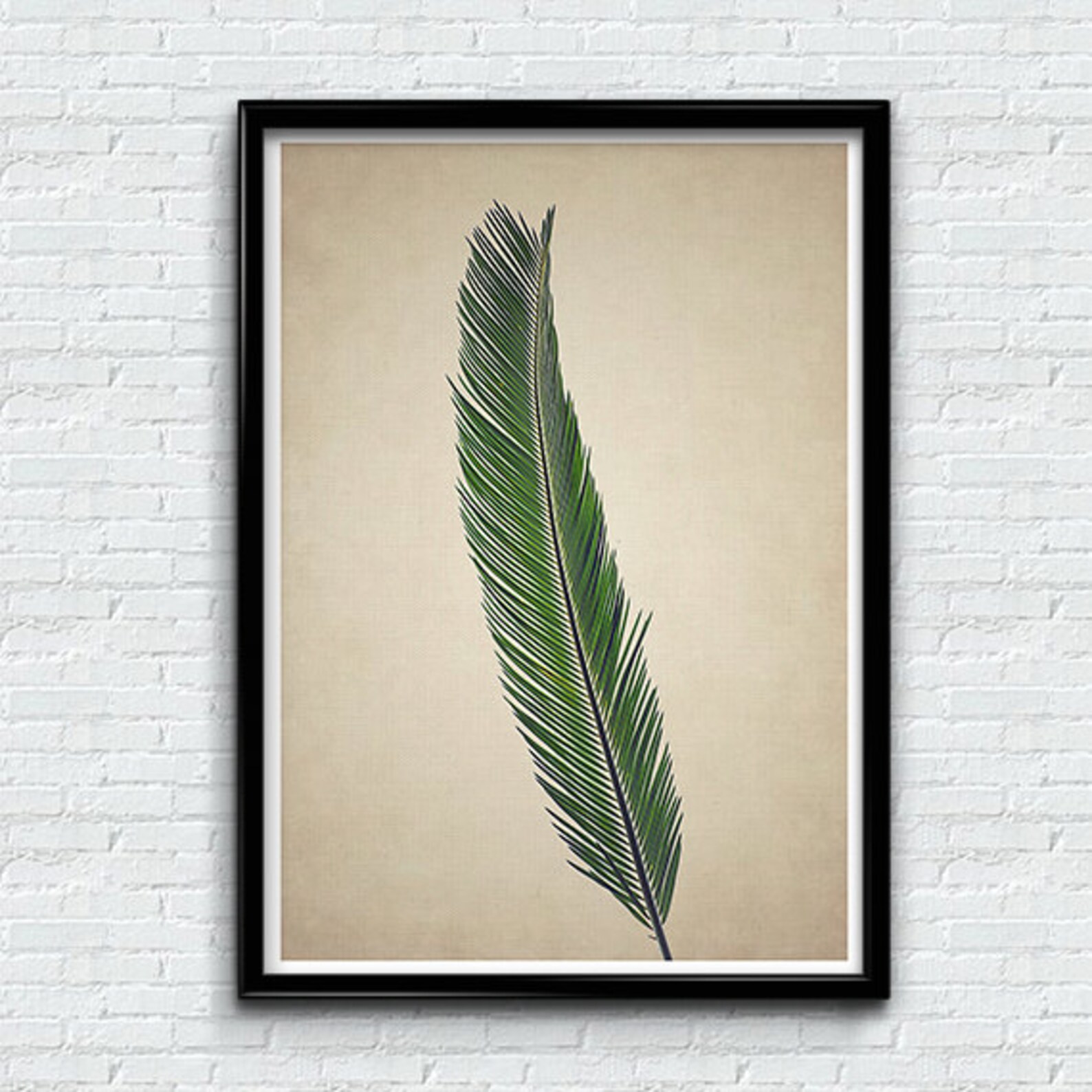 Tropical Leaf Print Tropical Wall Art Decor Tropical Palm Etsy UK