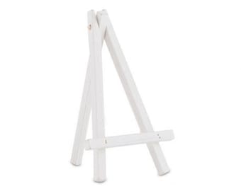 The white wooden easel 9 x 14 cm