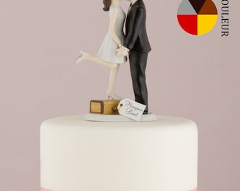 Figurine gâteau voyage