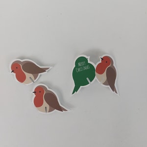 Le marque place oiseau de noel ( par 10) pour décoration de table
