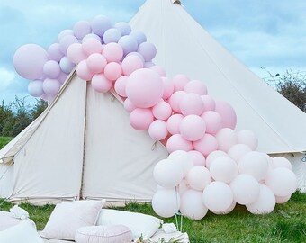 The pink and lavender balloon arch / 200 balloons / Wedding / Baby shower / Birthday