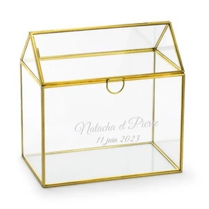 Personalized terrarium wedding urn