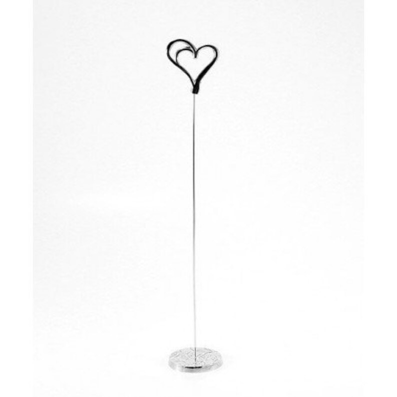 The 6 Doubleheart Table Number Holders Etsy