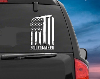 State of Louisiana Realistic American Flag Window Decal Various Sizes