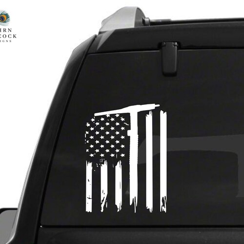 American Flag Welder Vinyl Decal Sticker / Arc Torch Welder - Etsy