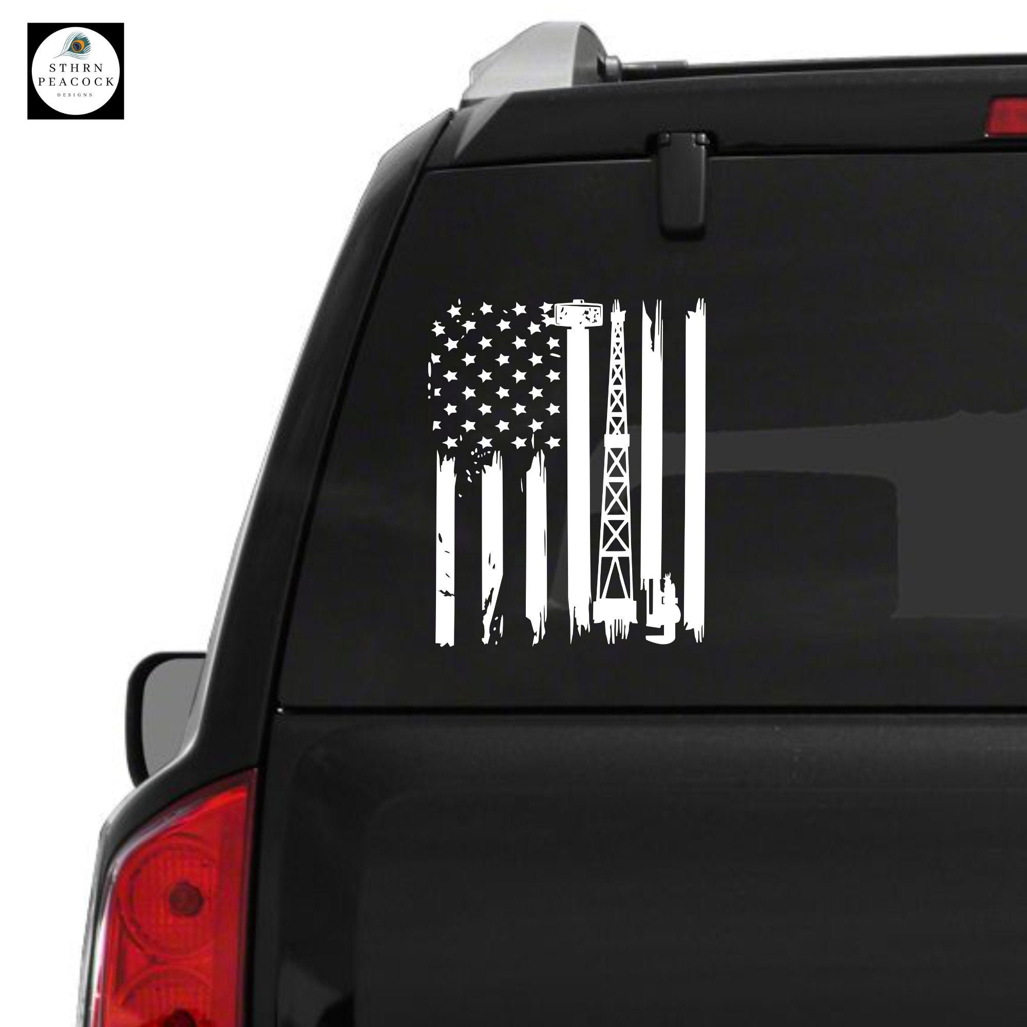 Stickers, Labels & Tags Texas Oilfield Truck Window Decal Oilfield ...