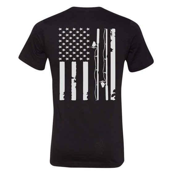 American Flag Fishing Pole Fishing Rod 