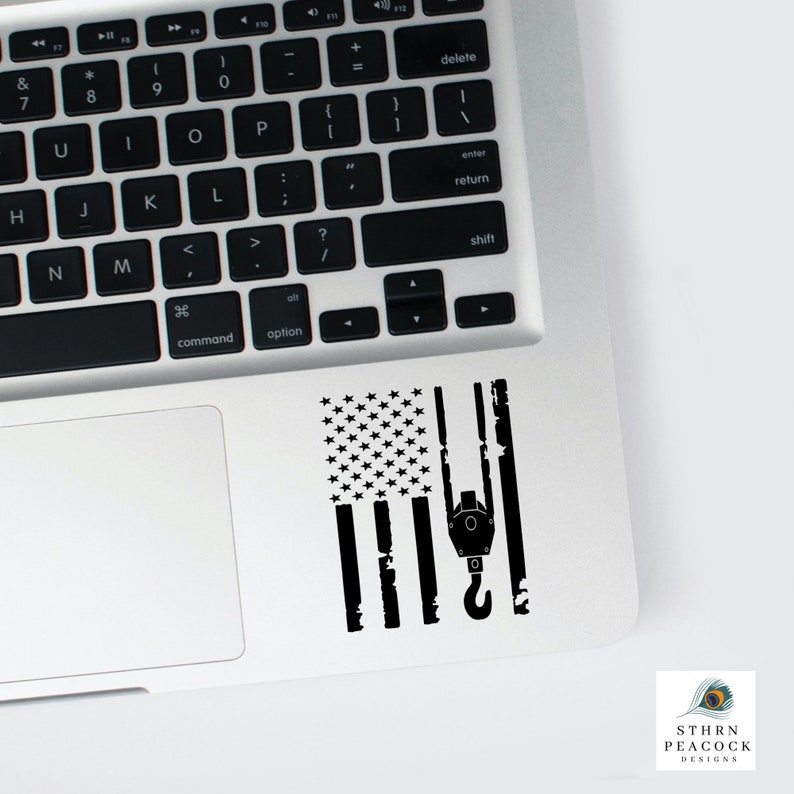 Crane Operator American Flag Vinyl Decal Sticker / Crane Etsy