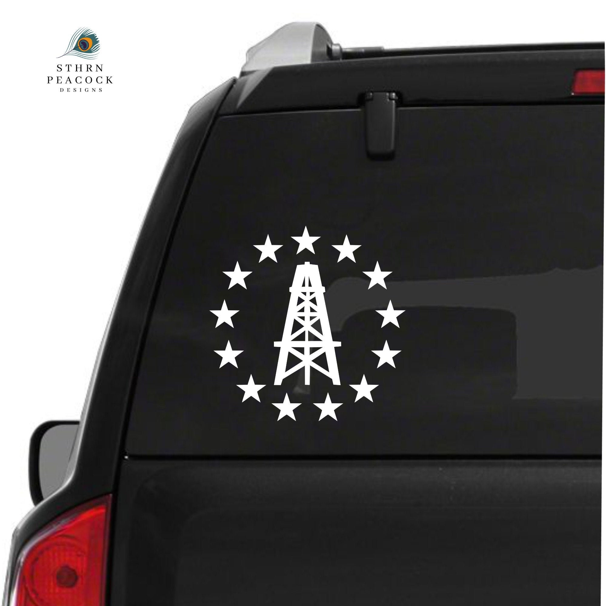 Stickers, Labels & Tags Texas Oilfield Truck Window Decal Oilfield ...