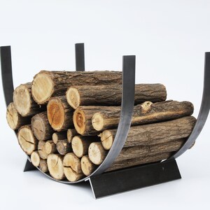 Firewood Holder Indoor Steel Log Holder Firewood Storage - Etsy