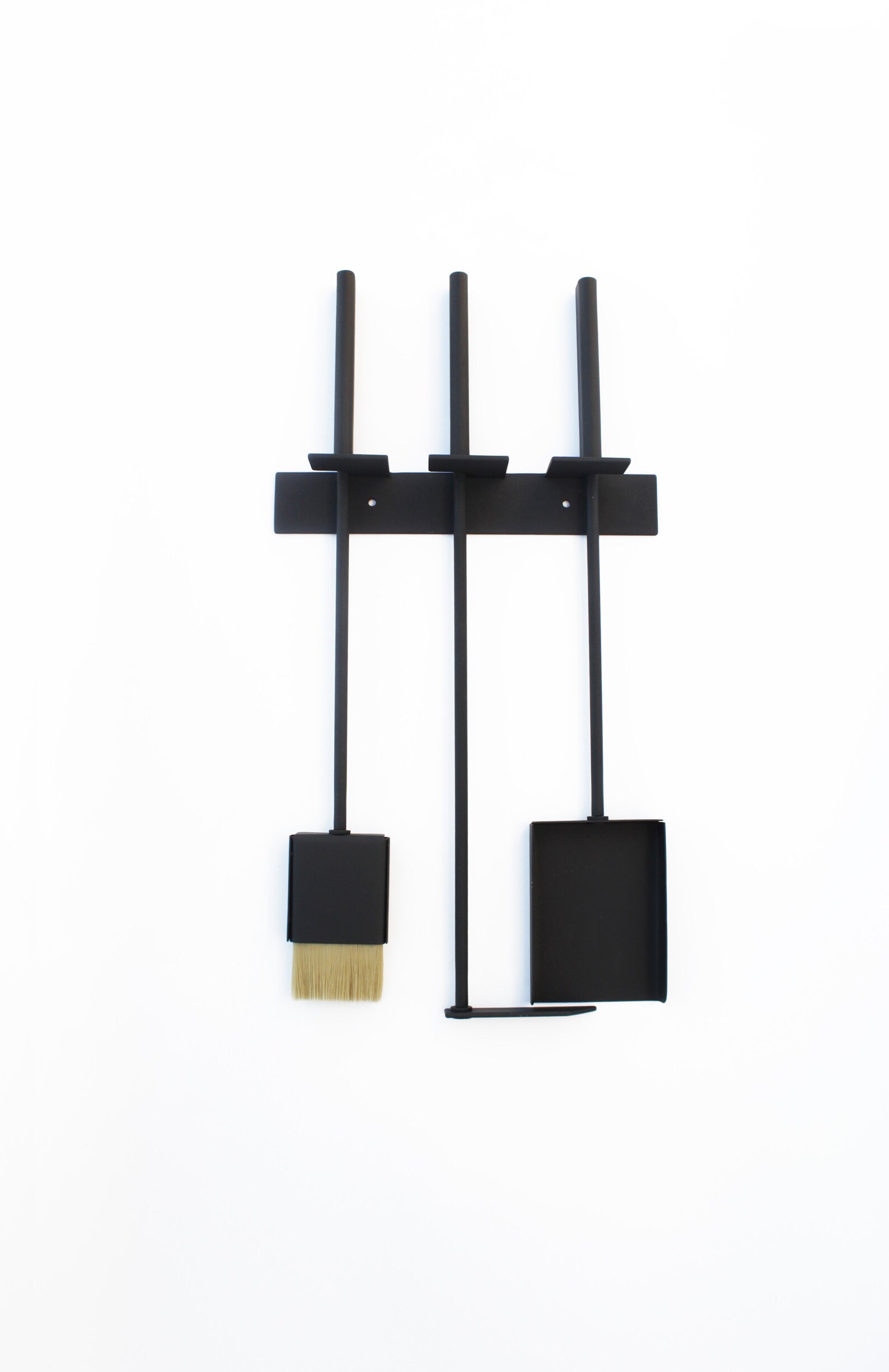 Hanging Fireplace Tools Modern Fireplace Tool Set Wall Mounted Etsy