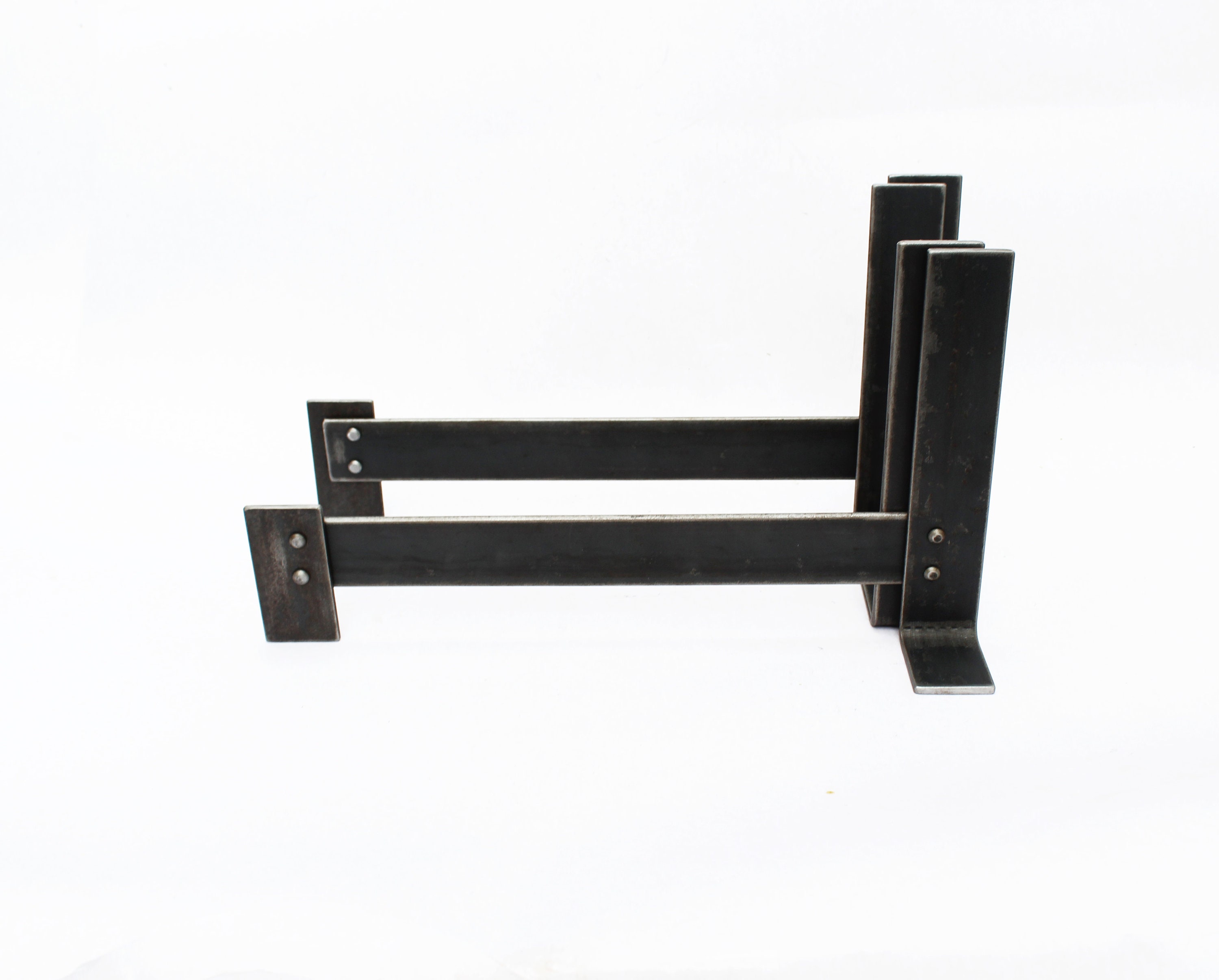 Andirons Fireplace Log Holder Fireplace Andirons Fire Wood Etsy