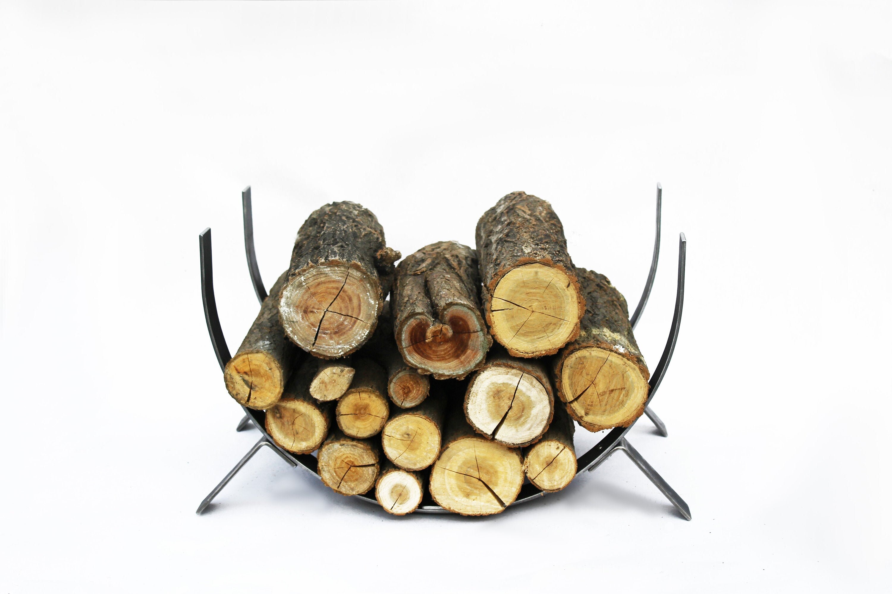 Moderno soporte de tronco U interior o exterior estante de | Etsy