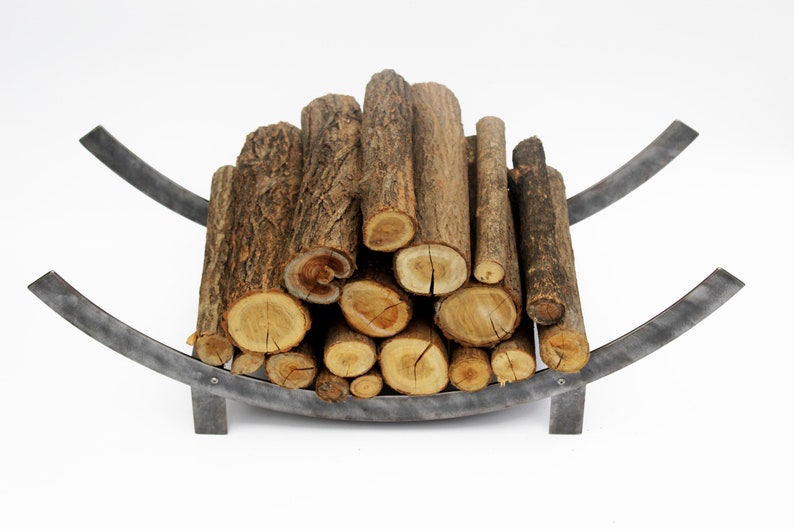 Firewood Rack U Shape Fire Wood Holder Metal Log Holder Etsy