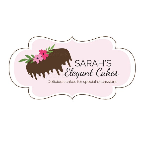 Elegant Cake Logo Premade Cake Logo Chocolate Cake Logo Etsy Elegant Cake Logo Premade Cake Logo Chocolate Cake Logo Etsy