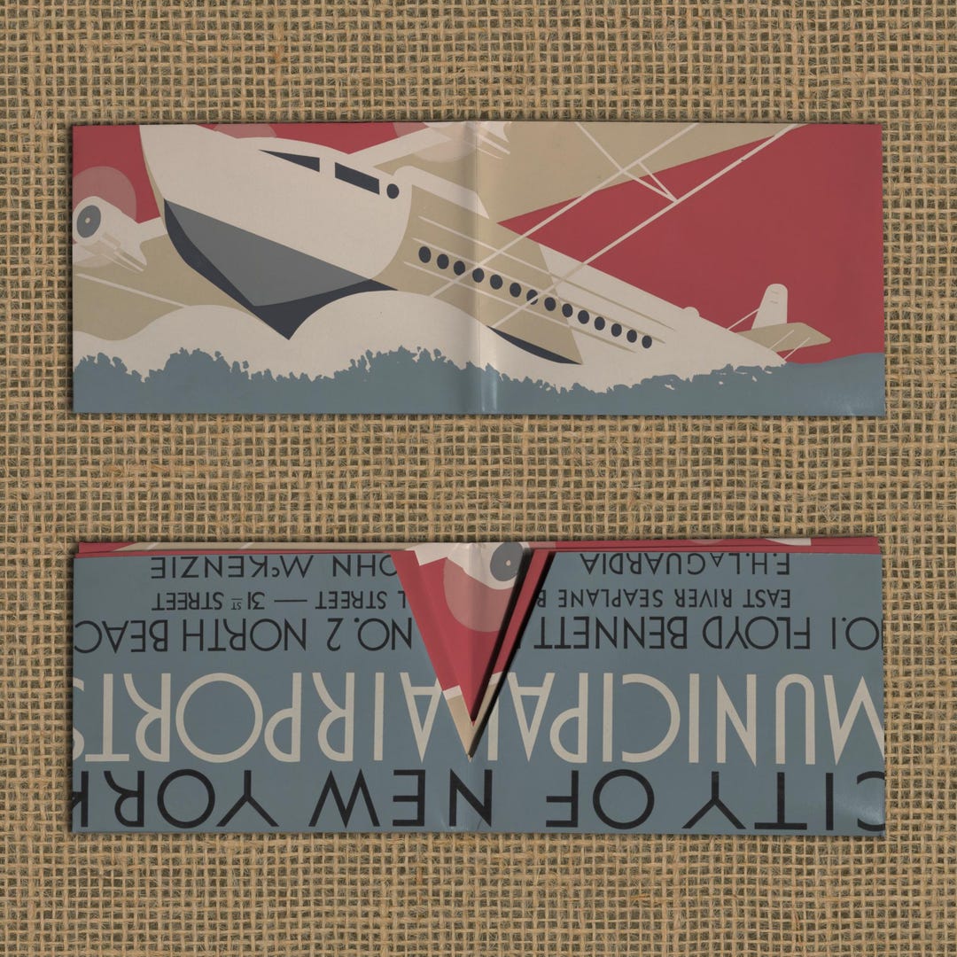 Paper Wallet Template.pdf Make Your Own Paper Wallet - NY Airport - Printable A3 Template - DIY ...