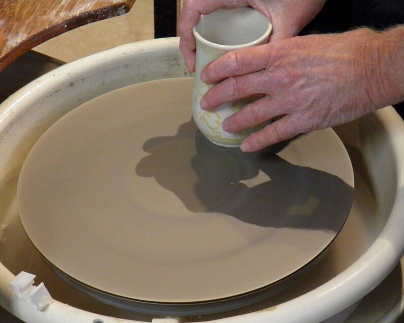 14' diamond pottery grinding disc with attached pottery Etsy