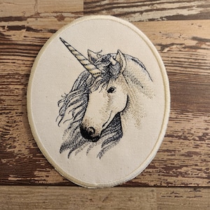 Majestic Unicorn, Iron on Patch, Sew On Patch, Embroidery, Patch, Applique, Collectable, Unicorn, Unicorn Patch, Magic, Made In USA,