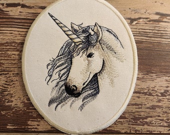Majestic Unicorn, Iron on Patch, Sew On Patch, Embroidery, Patch, Applique, Collectable, Unicorn, Unicorn Patch, Magic, Made In USA,
