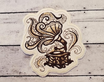 Sound Writer Embroidered Patch: Phonograph Applique - Made In USA