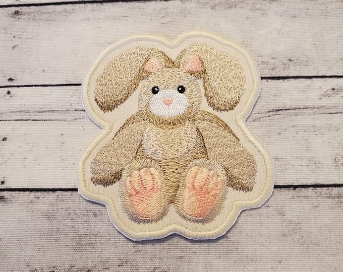 Buffy Bunny Embroidered Patch: Iron On/Sew On Applique