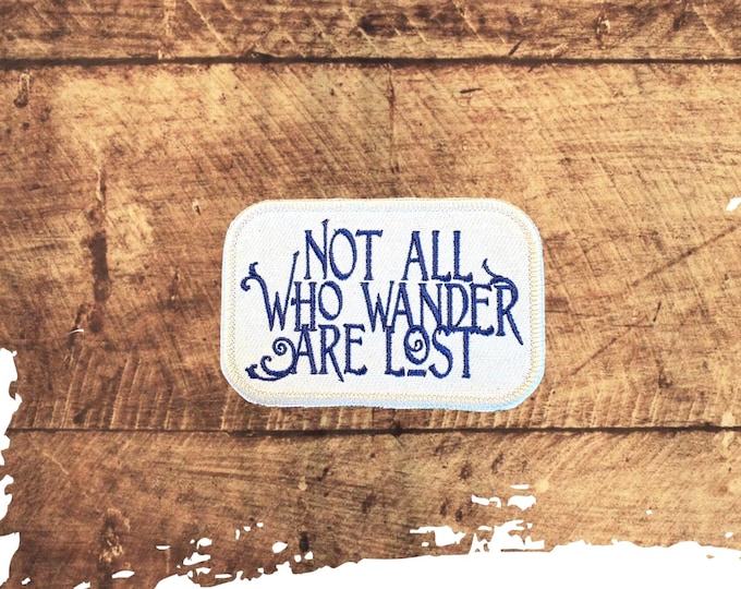 Wanderlust Patch: Embroidered Travel Applique - Made in USA