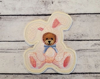 Bindi Bunny, Iron on Patch, Sew On Patch, Embroidery, Patch, Applique, Collectable, Made In USA, Handmade