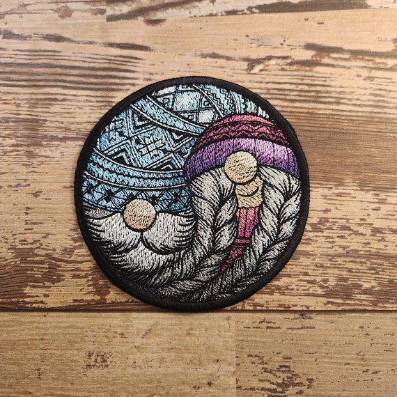 Handmade Yin & Yang Embroidered Patches Handmade Yin & Yang Embroidered Patches