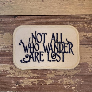 Wanderlust, Iron on Patch, Sew On Patch, Embroidery, Patch, Applique, Collectable, Made In USA, Handmade