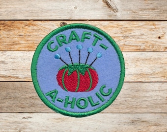Embroidered Applique Patch: Craft A Holic Iron-On/Sew-On
