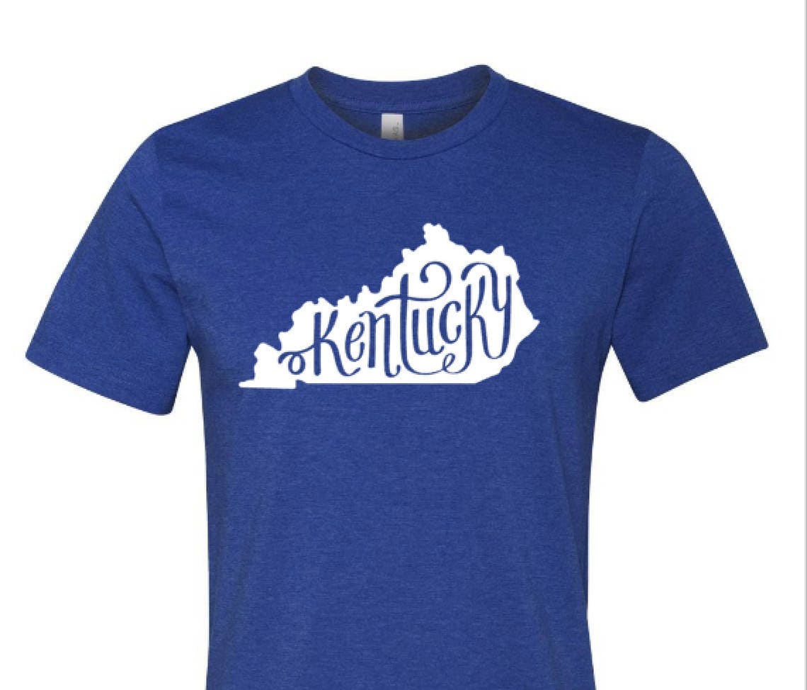 Kentucky Shirt Kentucky State Shirt Made by Enid and Elle Etsy