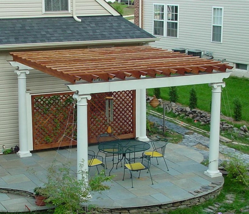 Patio Pergola Design Plans Only Image 0