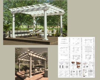 Pergola-Pläne, die Ihre Landschaft verbessern Eine atemberaubende und langlebige Pergola