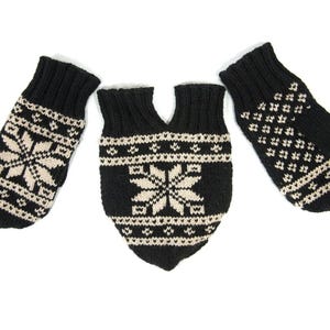 Smittens Nonwool Gray or Black, Knit Couple's Mittens Gloves, Unique corny wedding gift. Lover's gloves. US shipping.
