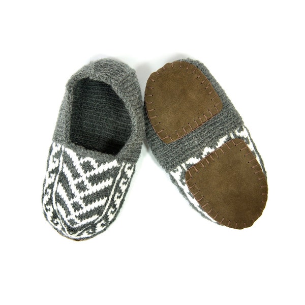 knitted house slippers