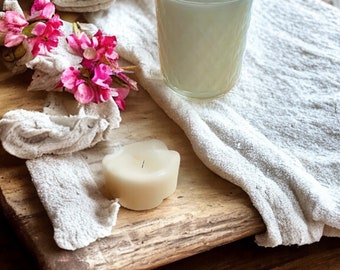 NEW: Bamboo and Coconut Soy Wood Wick Candle // Fresh and Natural // Vegan  // Relaxing Candle