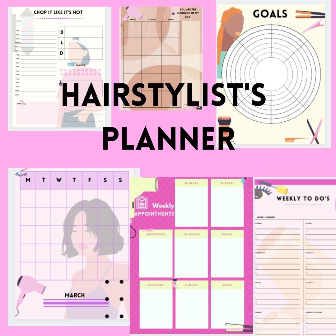 Hairstylist's Planner Etsy