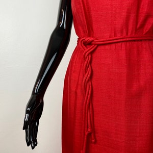 Red 1950s Cocktail Dress image 4