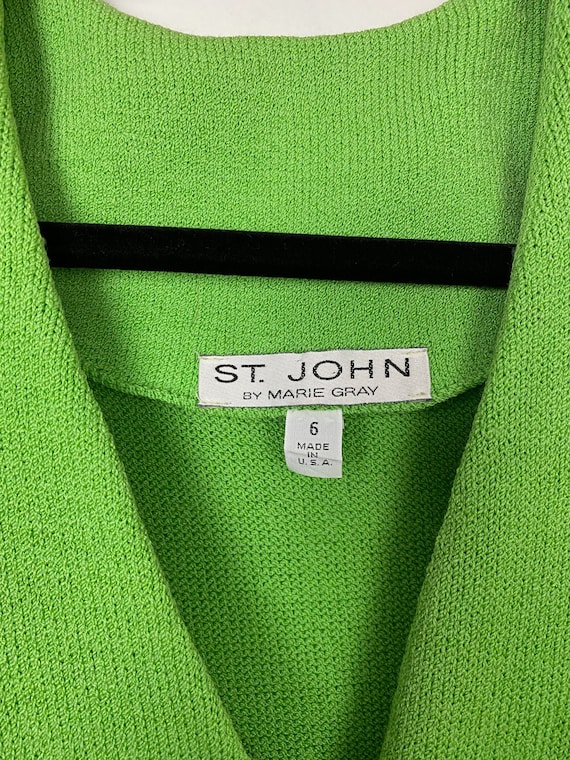 St john top green dress