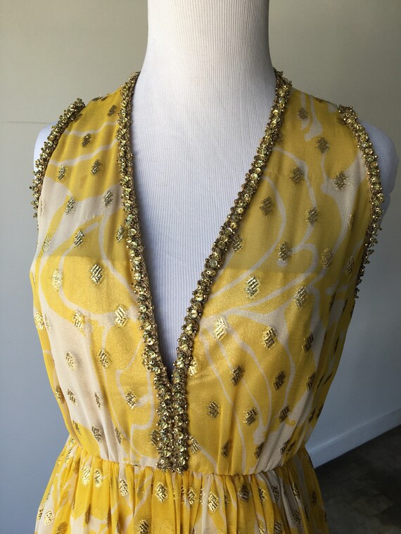 saks fifth avenue yellow dress
