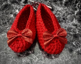 Ruby Red Baby Slippers