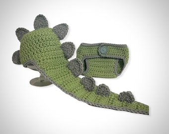 Dinosaur Baby Outfit Pattern Only