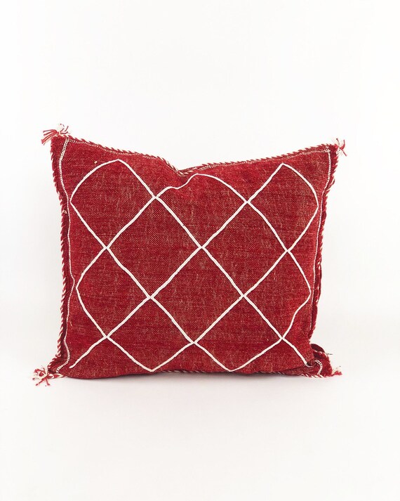 Moroccan Velvet Pillow Decorative Pillow Handmade Pillow Etsy
