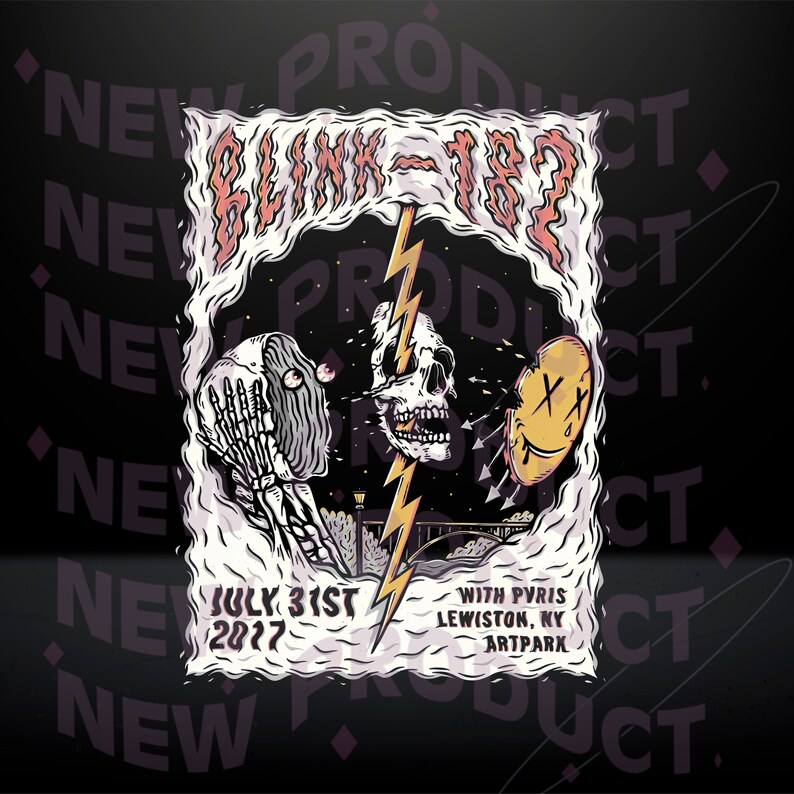 182 The World Tour 2023 2024 PngDatei Blink 182 Tour Merch Etsy.de