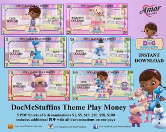 printable play money etsy