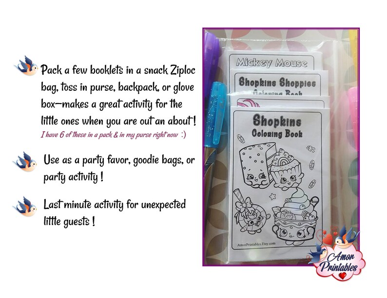 Download Fairies Mini Coloring Book Mini Zine Coloring Zine | Etsy