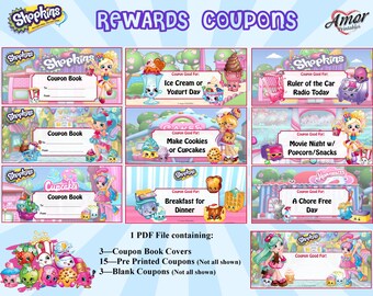 Shopkins Coloring Etsy