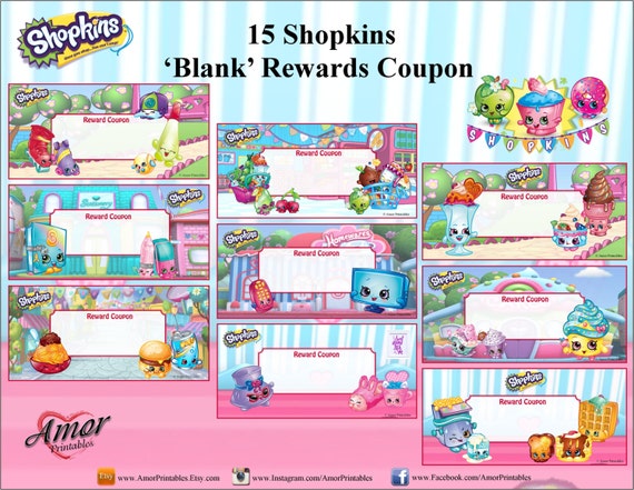 Shopkins Behavior Chart