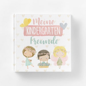 Friends book kindergarten for girls 21 x 21 cm image 1