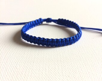 Light Brown Wax Cord Woven Bracelet